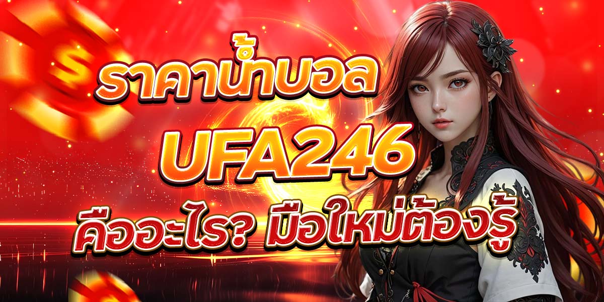 ราคาน้ำบอล UFA246 คืออะไร? มือใหม่ต้องรู้